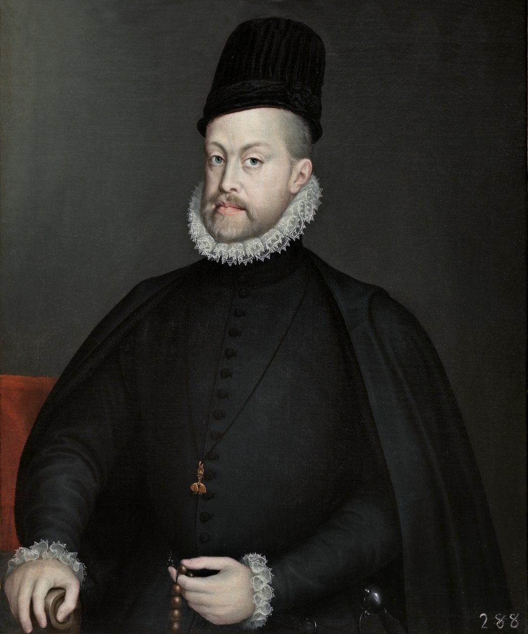 Retrato de Filipo II. de Sofonisba Anguissola