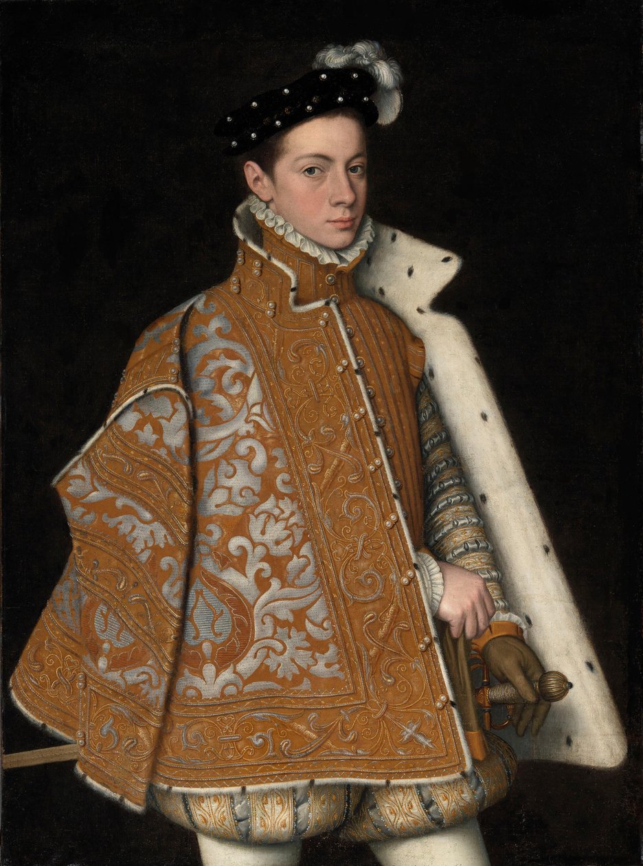 Retrato del príncipe Alessandro Farnese (1545-1592), posteriormente duque de Parma y Piacenza de Sofonisba Anguissola