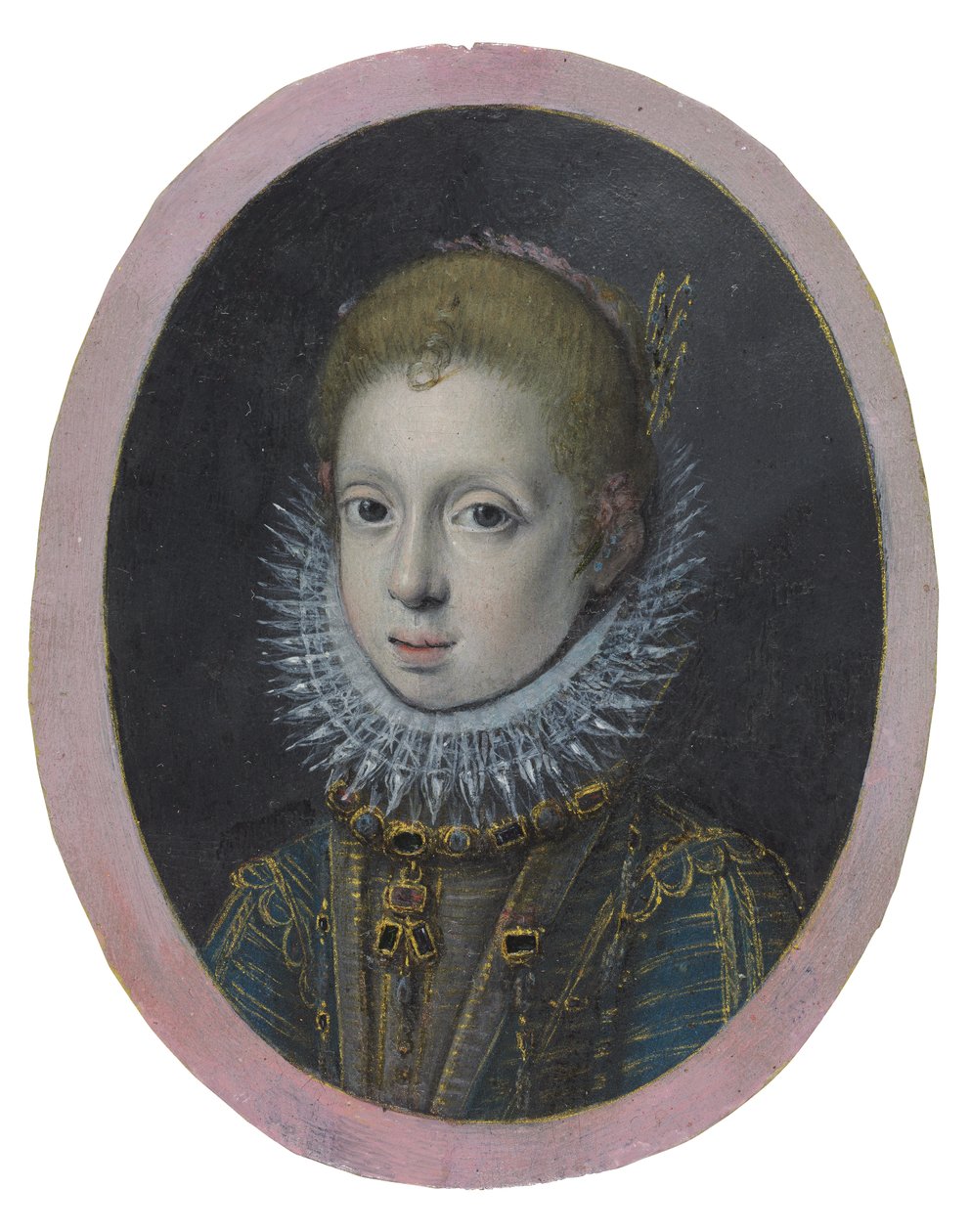 Retrato de una muchacha de familia noble, c.1532-1625 (acuarela y color del cuerpo) de Sofonisba Anguissola