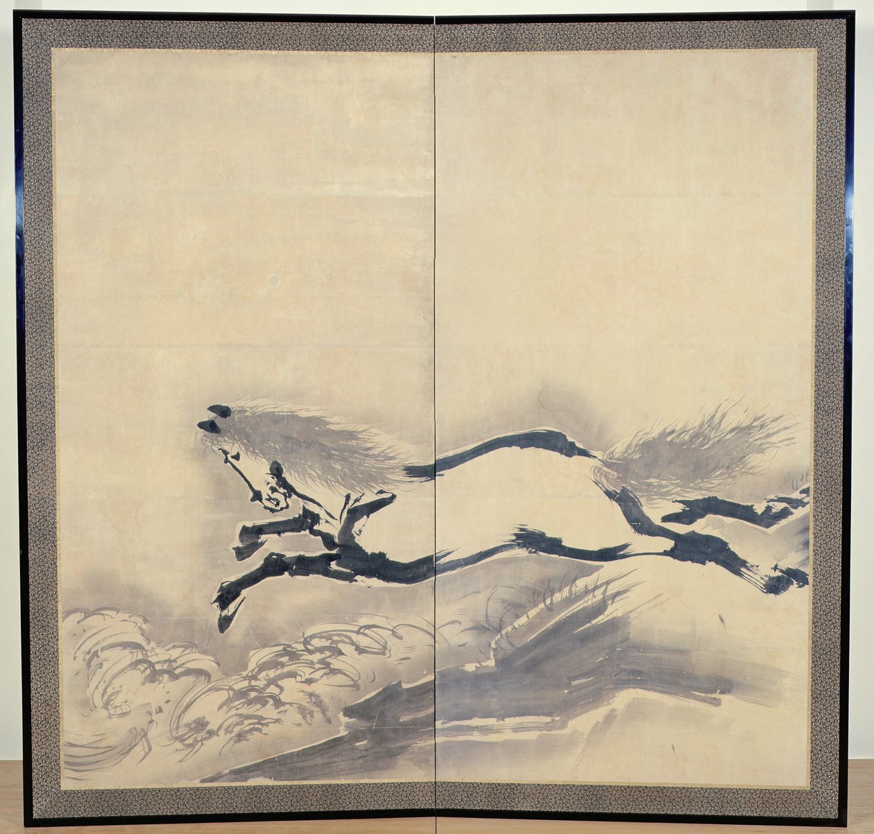 Salto de caballo, japonés, período Edo, c. siglo XVIII de Soga Shohaku