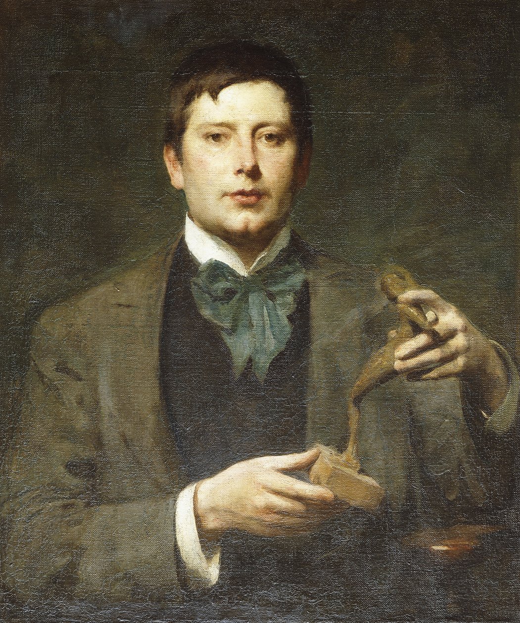 Retrato del escultor George Frampton de Solomon Joseph Solomon