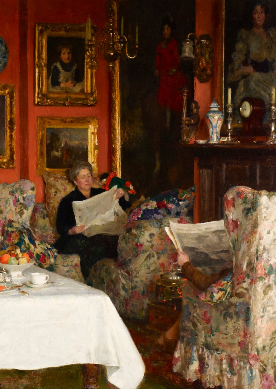 La mesa del desayuno de Solomon Joseph Solomon