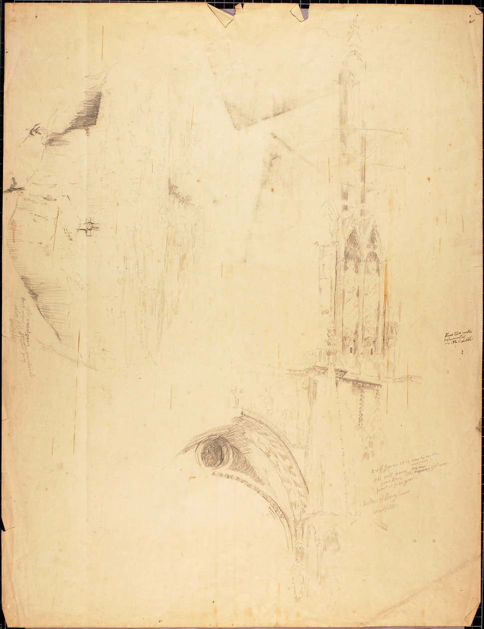 Estudio sobre la catedral de Solon H. Borglum