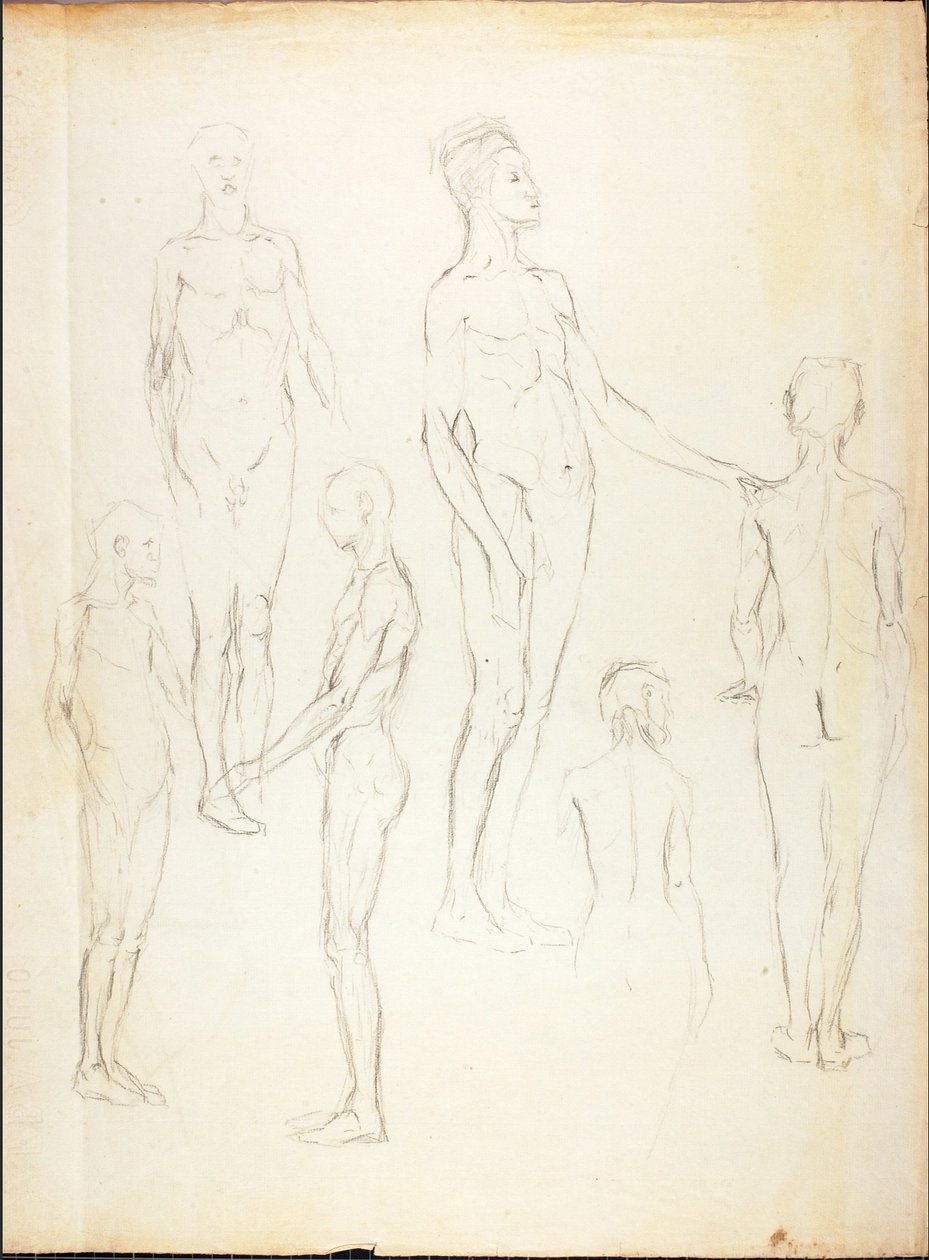 Desnudos de Solon H. Borglum