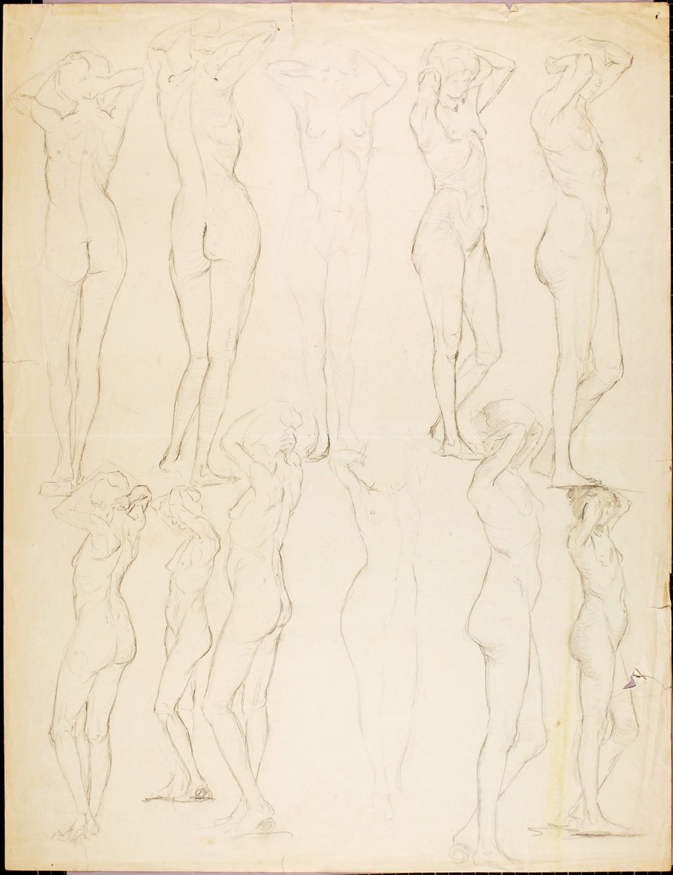 Desnudos de Solon H. Borglum