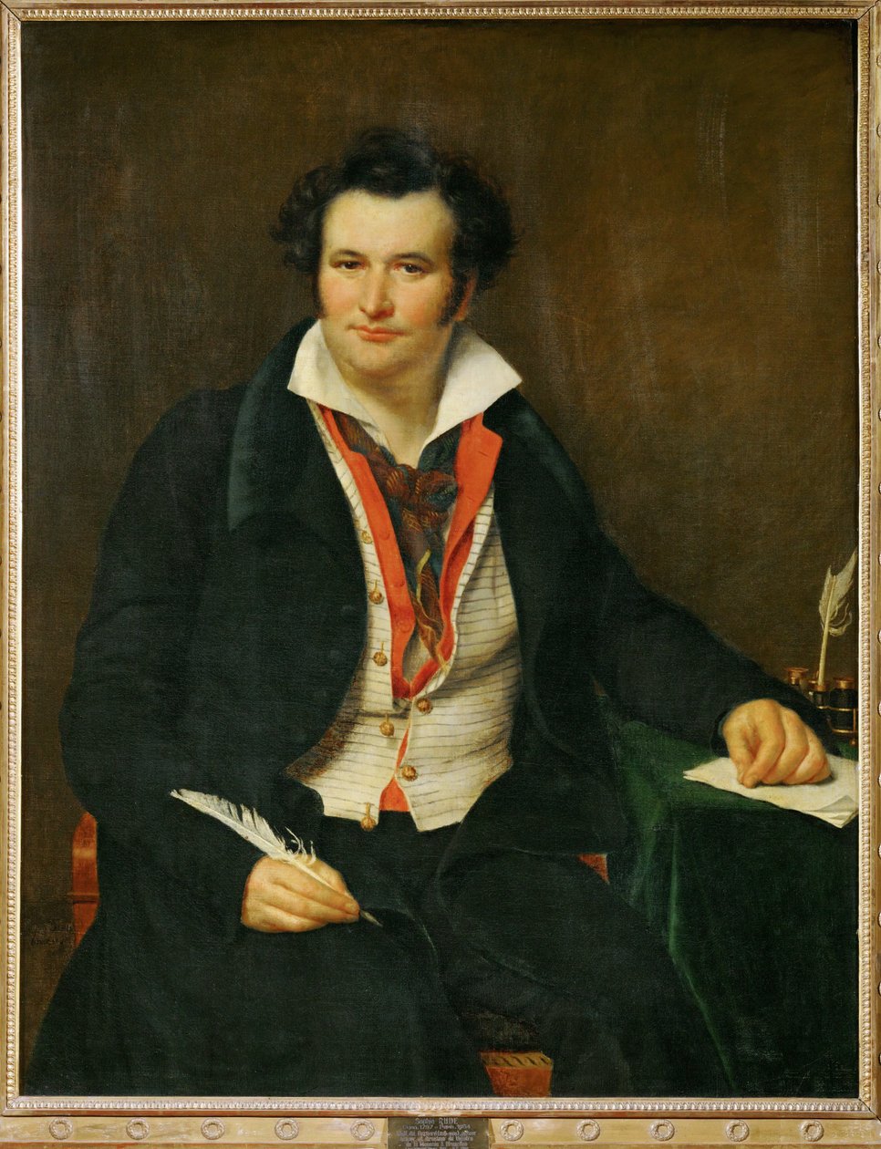 Wolf, conocido como Bernard, autor, actor, director del Teatro de la Monnaie de Bruselas ... de Sophie (1797 1867) Rude
