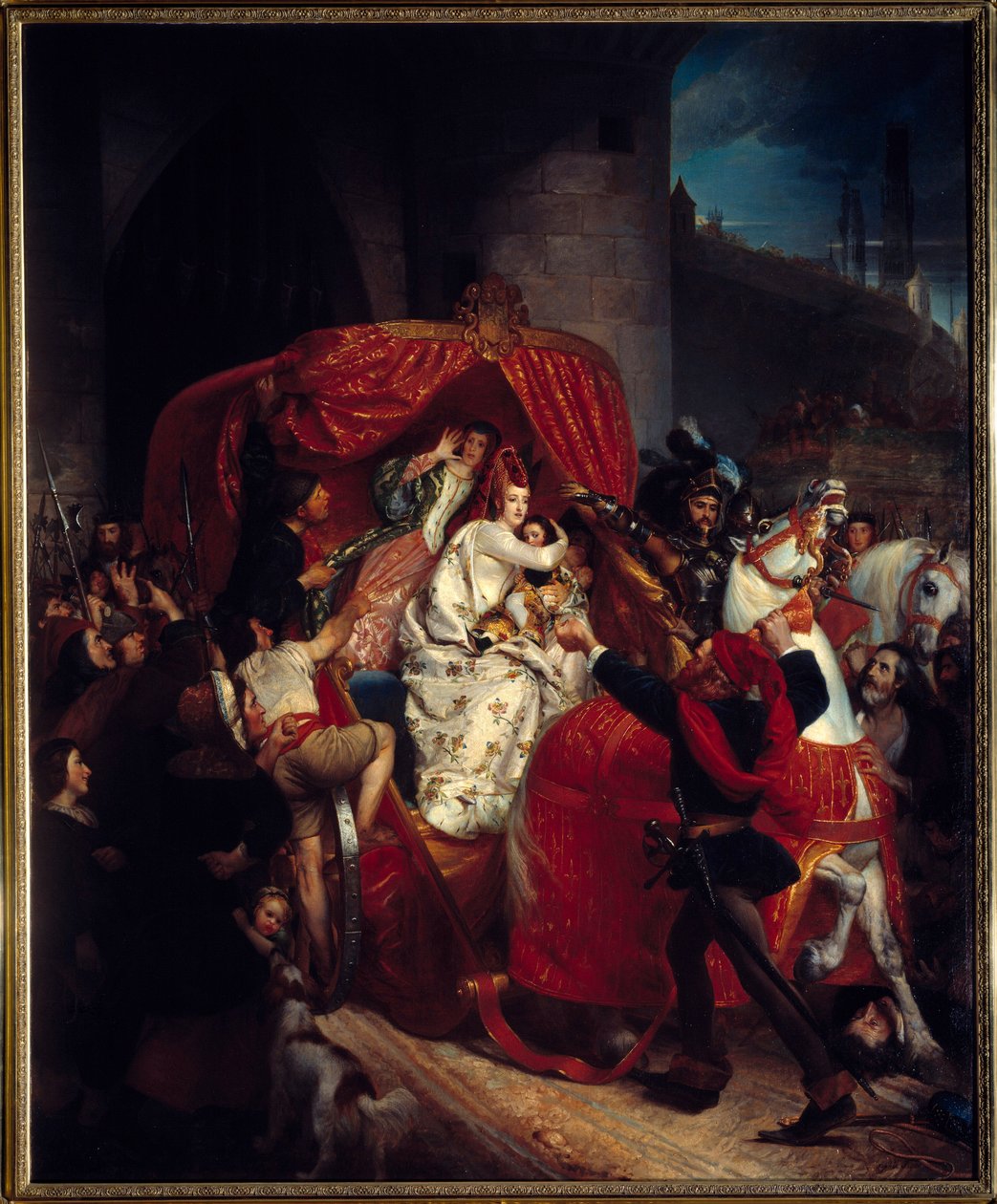 Revuelta de Brujas de 1436: La Duquesa de Borgoña en las puertas de Brujas de Sophie Rude