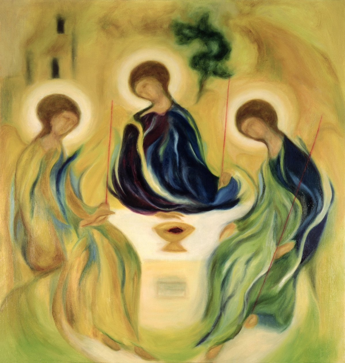 Interpretación del icono de la Trinidad de Rublev de Sophie Hacker