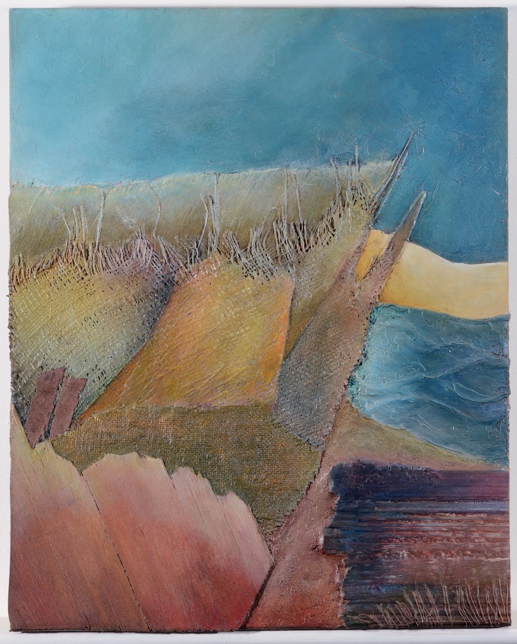 Tríptico (técnica mixta) de Sophie Hacker