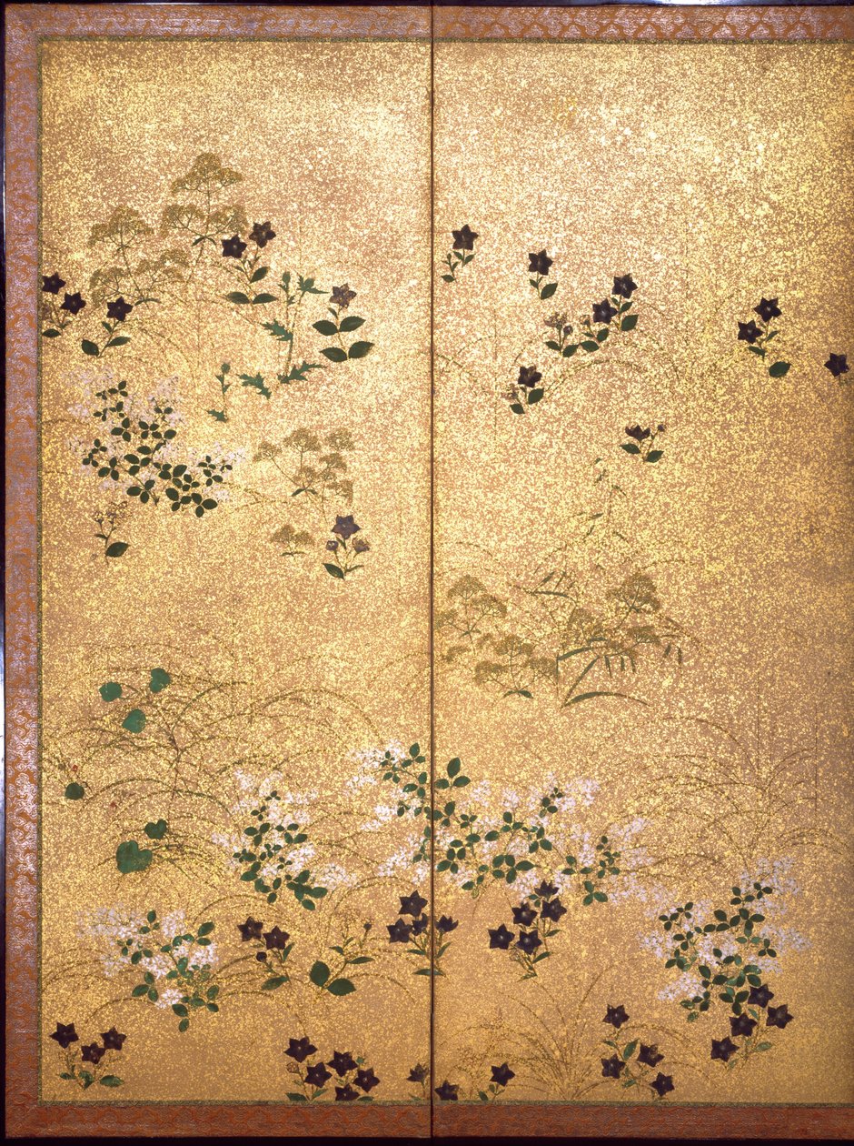Hierbas de otoño, (detalle) de Sotatsu Hokkoyo Sotatsu Hokkoyo