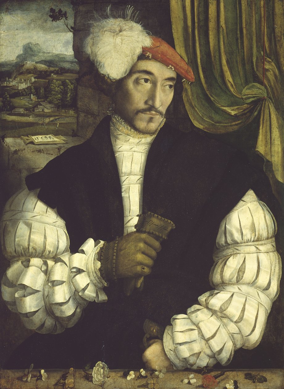 Retrato de un hombre, 1533 de South German School