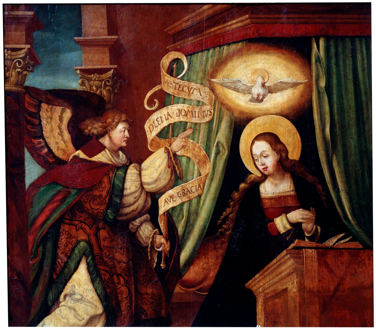 La Anunciación de South German master