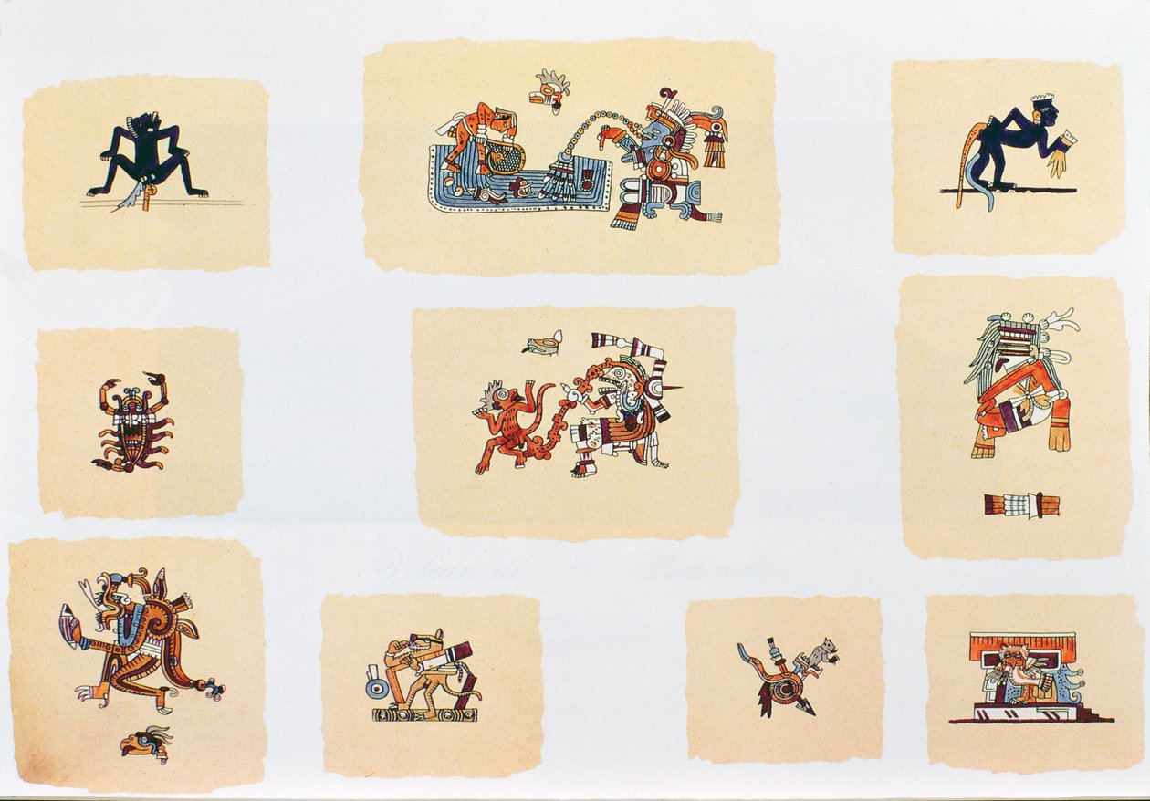 Copia facsímil de páginas de un códice anónimo de Spanish Colonial