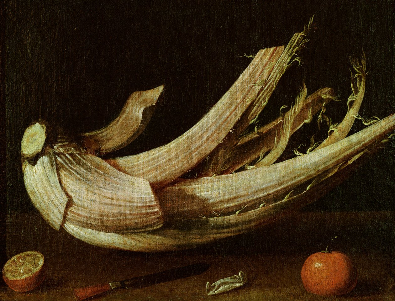 Cardo, naranjas y cuchillo de Spanish School
