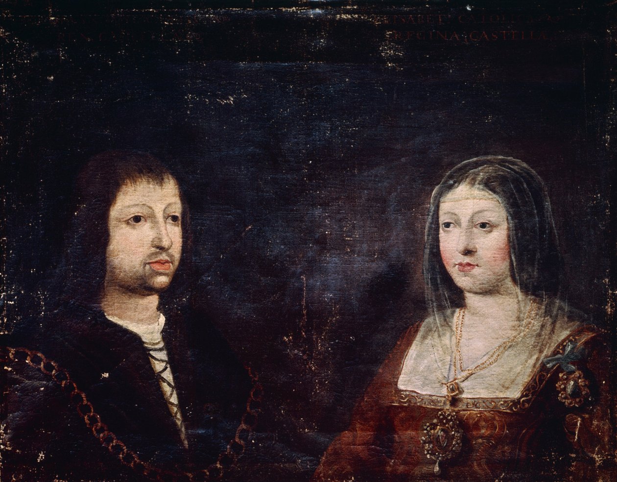 Fernando II de Aragón e Isabel I de Castilla de Spanish School