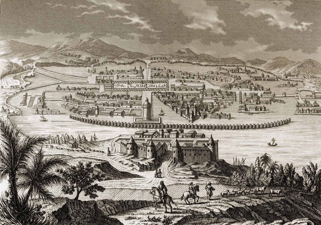 Ciudad de México en la época de la conquista española (1519-35) de Spanish School
