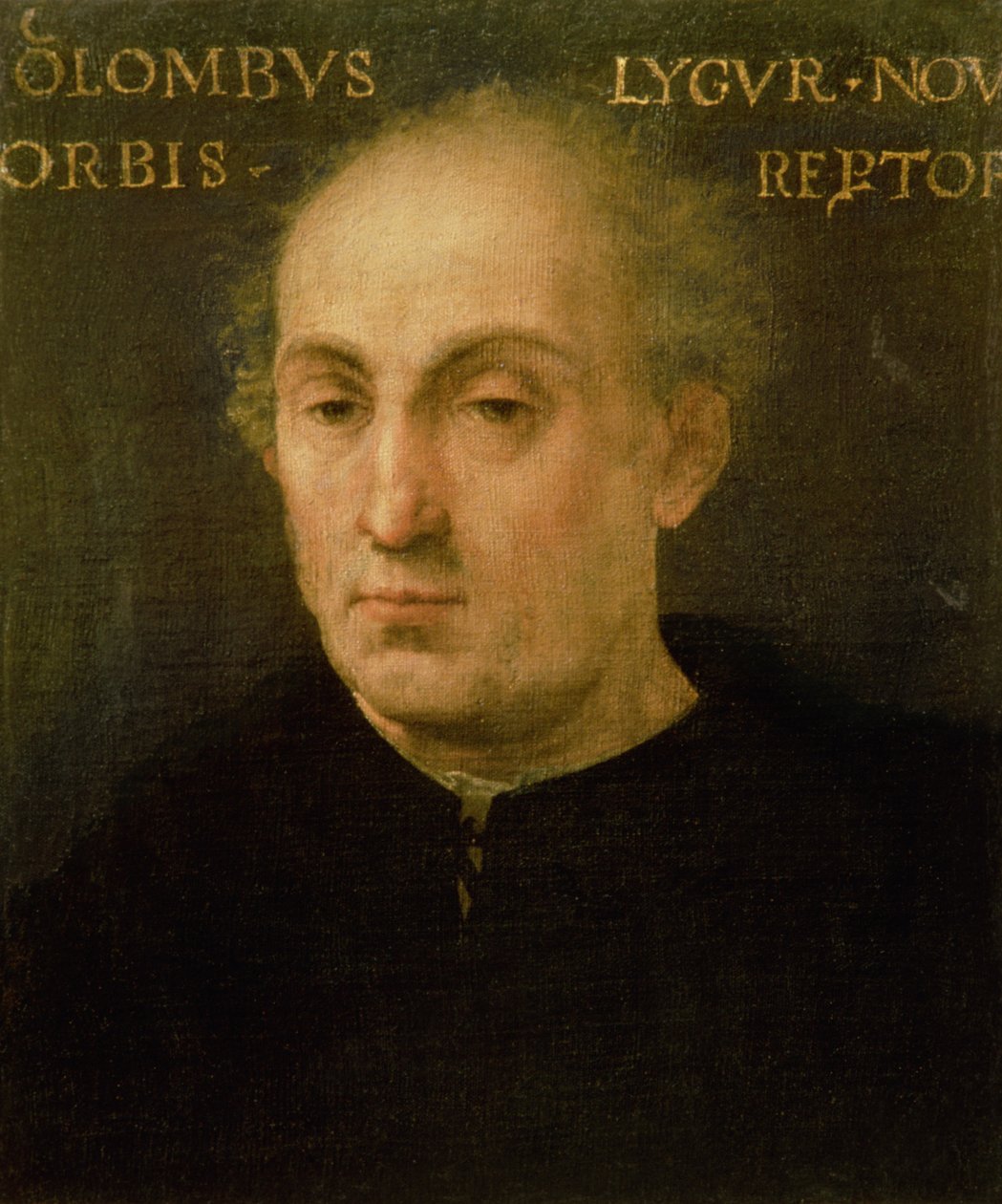 Retrato de Cristóbal Colón (1451-1506) de Spanish School