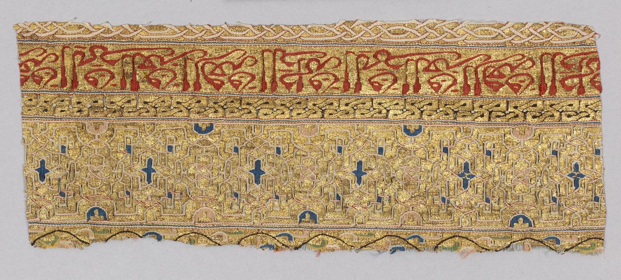 Fragmento textil de la Dalmática de San Valerio de Spanish School