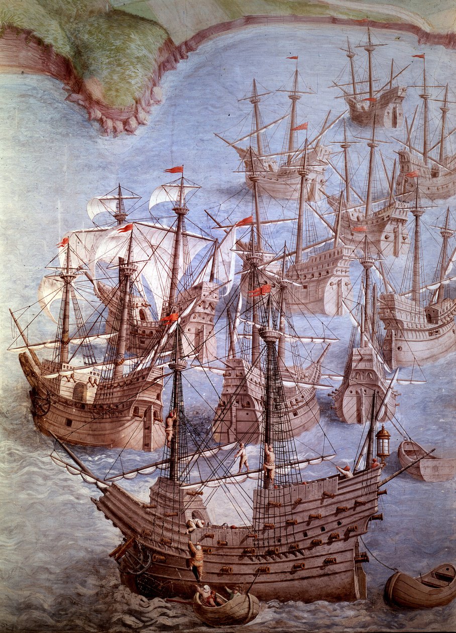 La expedición a la Isla de Terceira, 1582 de Spanish School