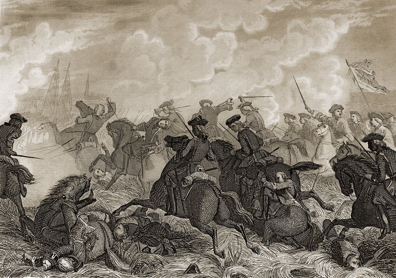 La batalla de Villa-Viciosa de 1710 de Spanish School
