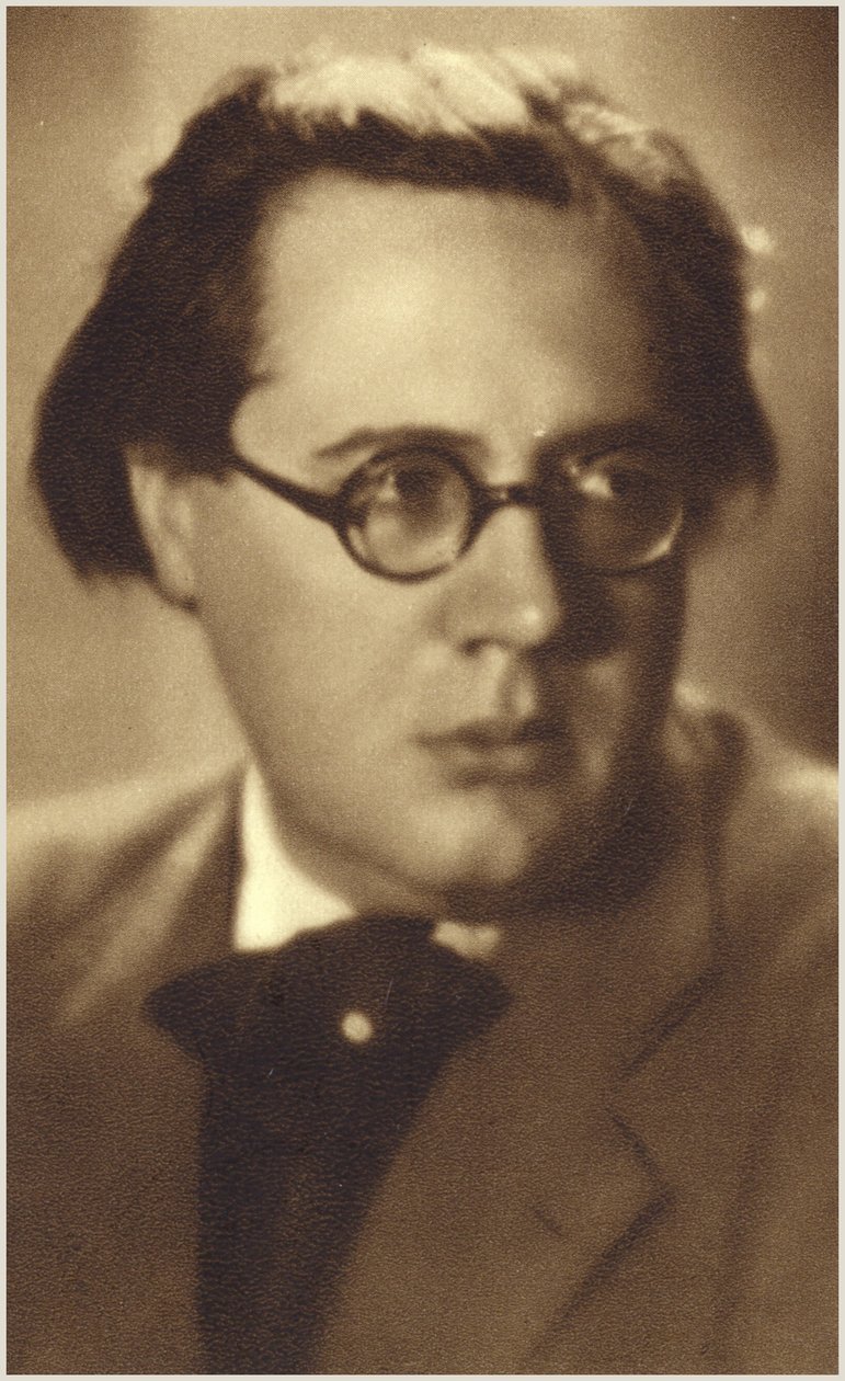 Retrato de Andrés Segovia (foto en blanco y negro) de Spanish Photographer
