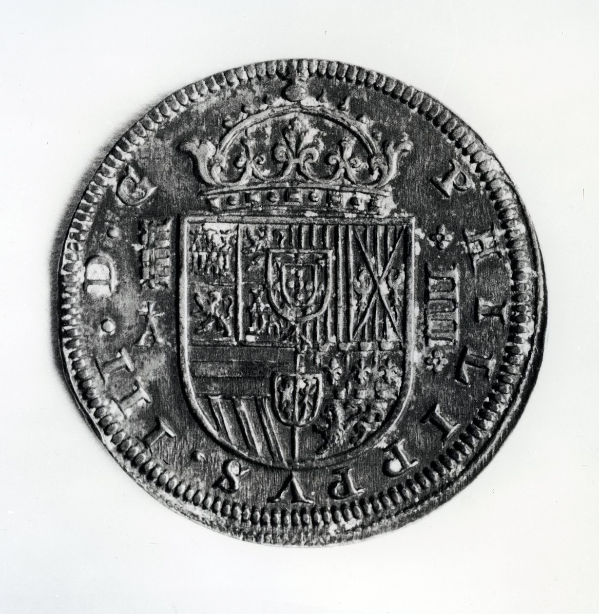 Moneda de 4 reales del reinado de Felipe III (plata) de Spanish School