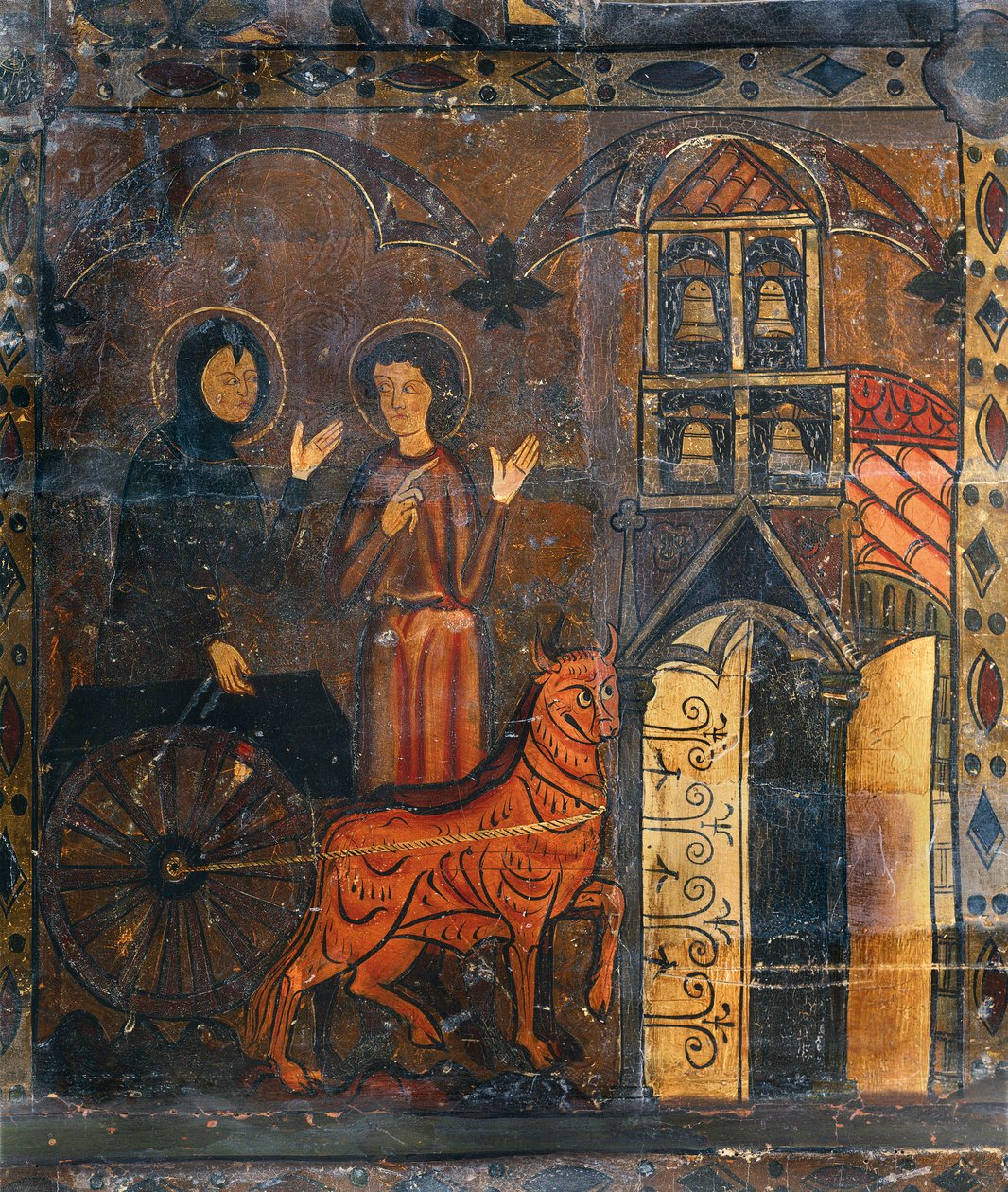 Altar de San Jaime de Frontanyà, detalle, finales del siglo XIII - principios del siglo XIV de Spanish School