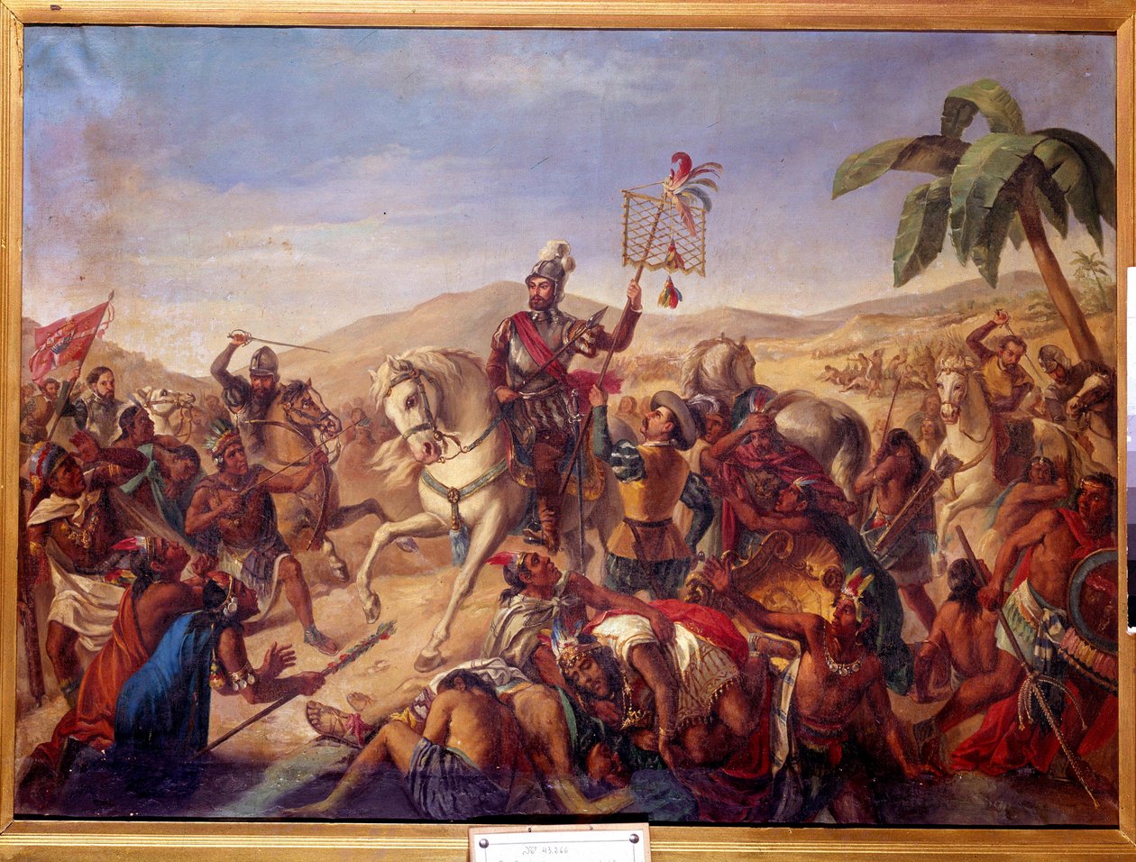 Batalla de Otumba el 7 de julio de Spanish School