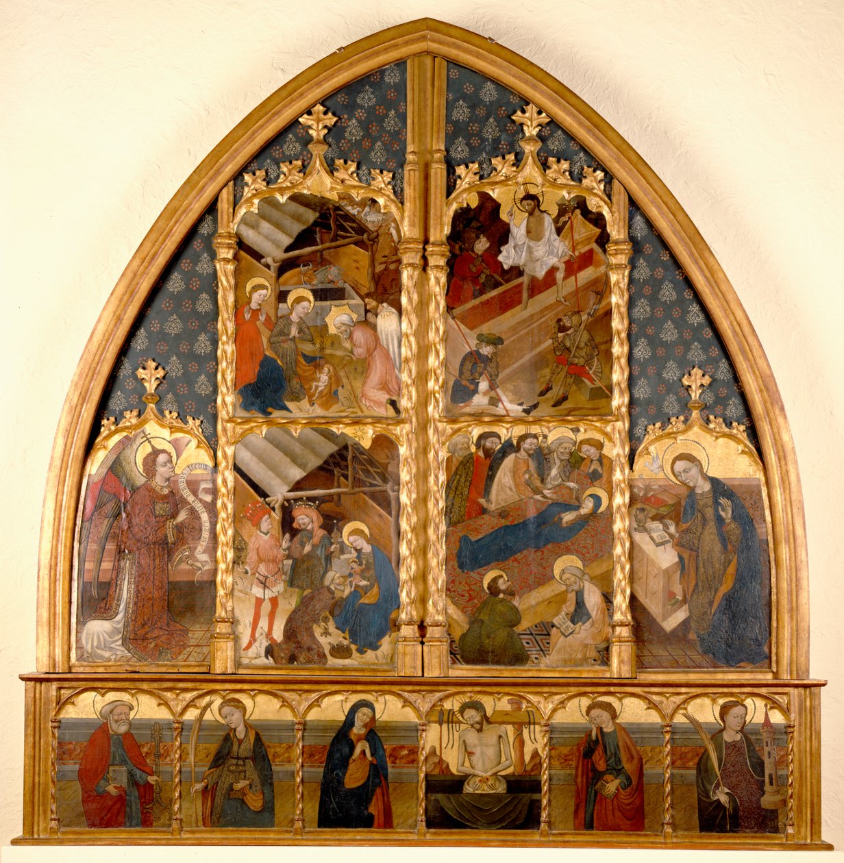 Retablo catalán, 1450-80 de Spanish School