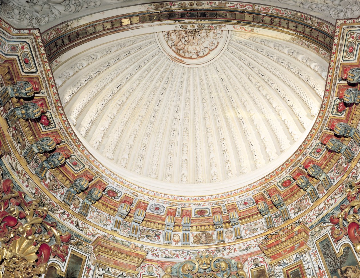 (detalle) de la bóveda de la Capilla de la Virgen de Spanish School