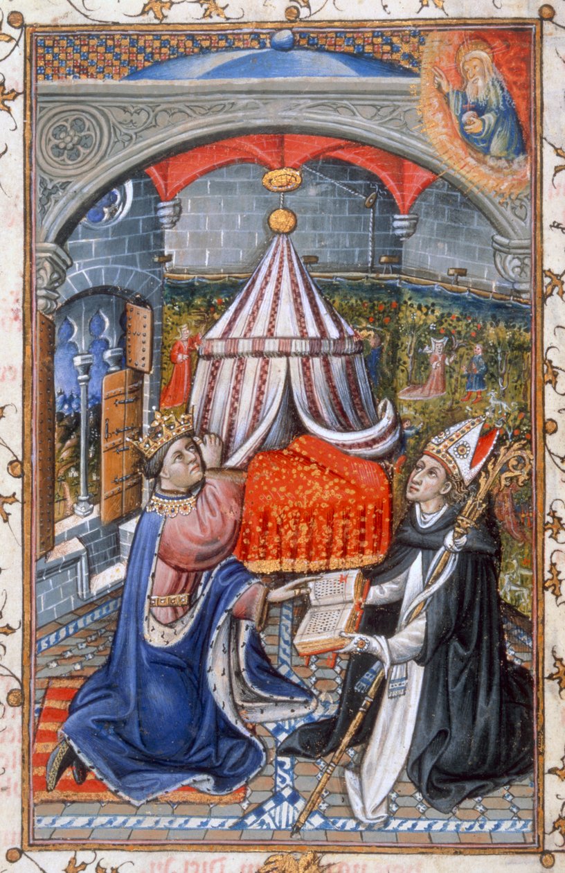 Devociones para la mañana y la tarde, del Libro de Oraciones de Alfonso V de Aragón, 1442 de Spanish School