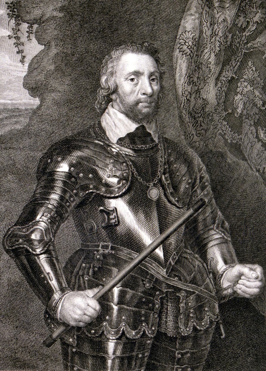 Don Alonso Perez de Guzman el Bueno (engraving) de Spanish School