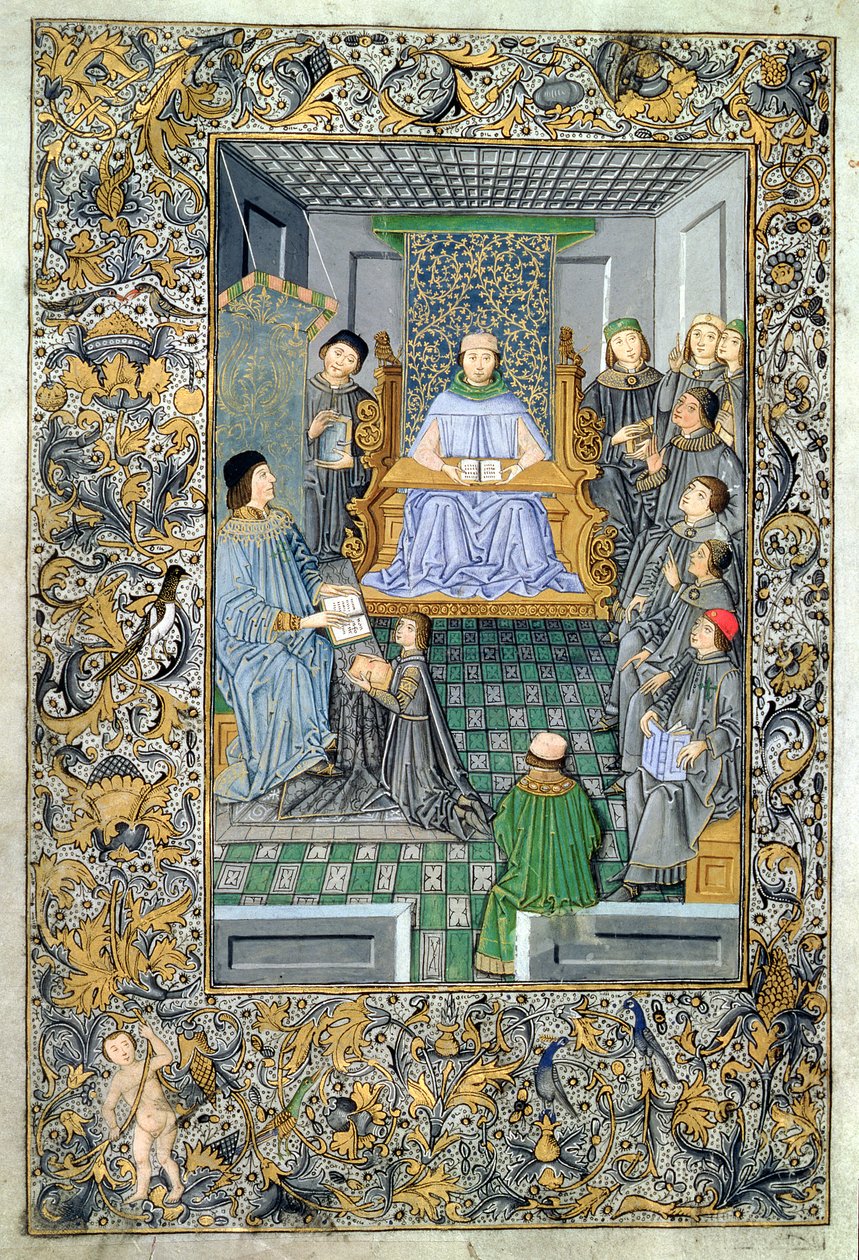 Frontispicio de la Gramática de Antonio de Nebrija (1444-1522) de Spanish School