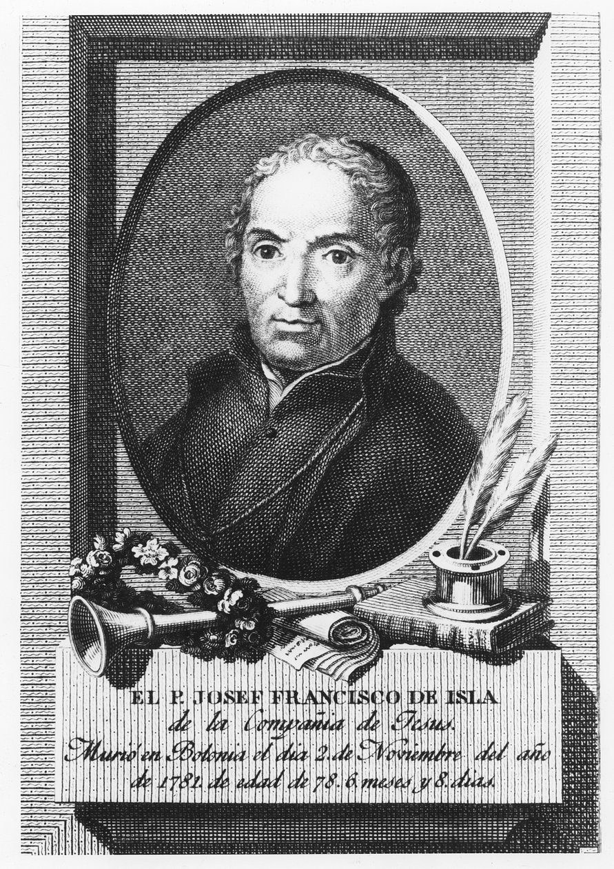 José Francisco de Isla (grabado) de Spanish School
