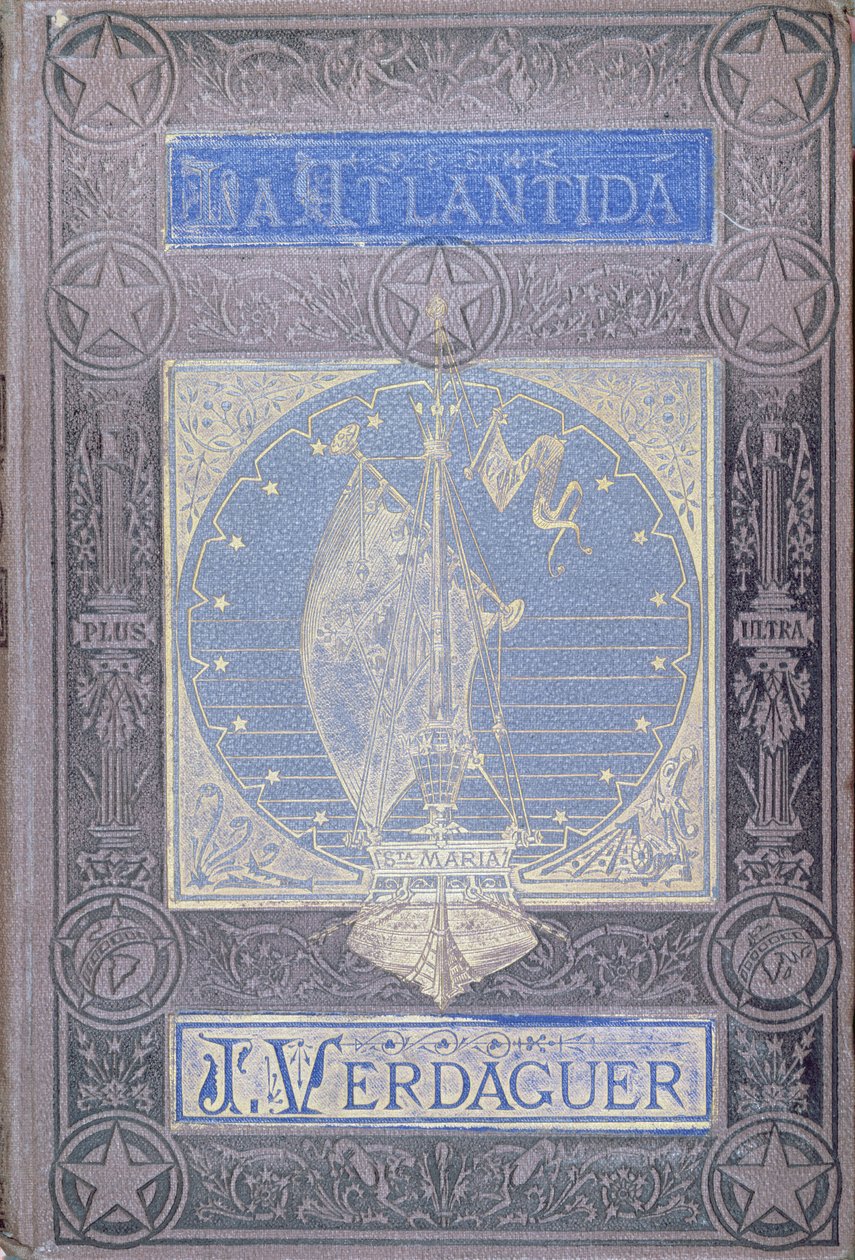 La Atlántida por Jacinto Verdaguer (1845-1902), edición en castellano publicada en Barcelona 1878 de Spanish School