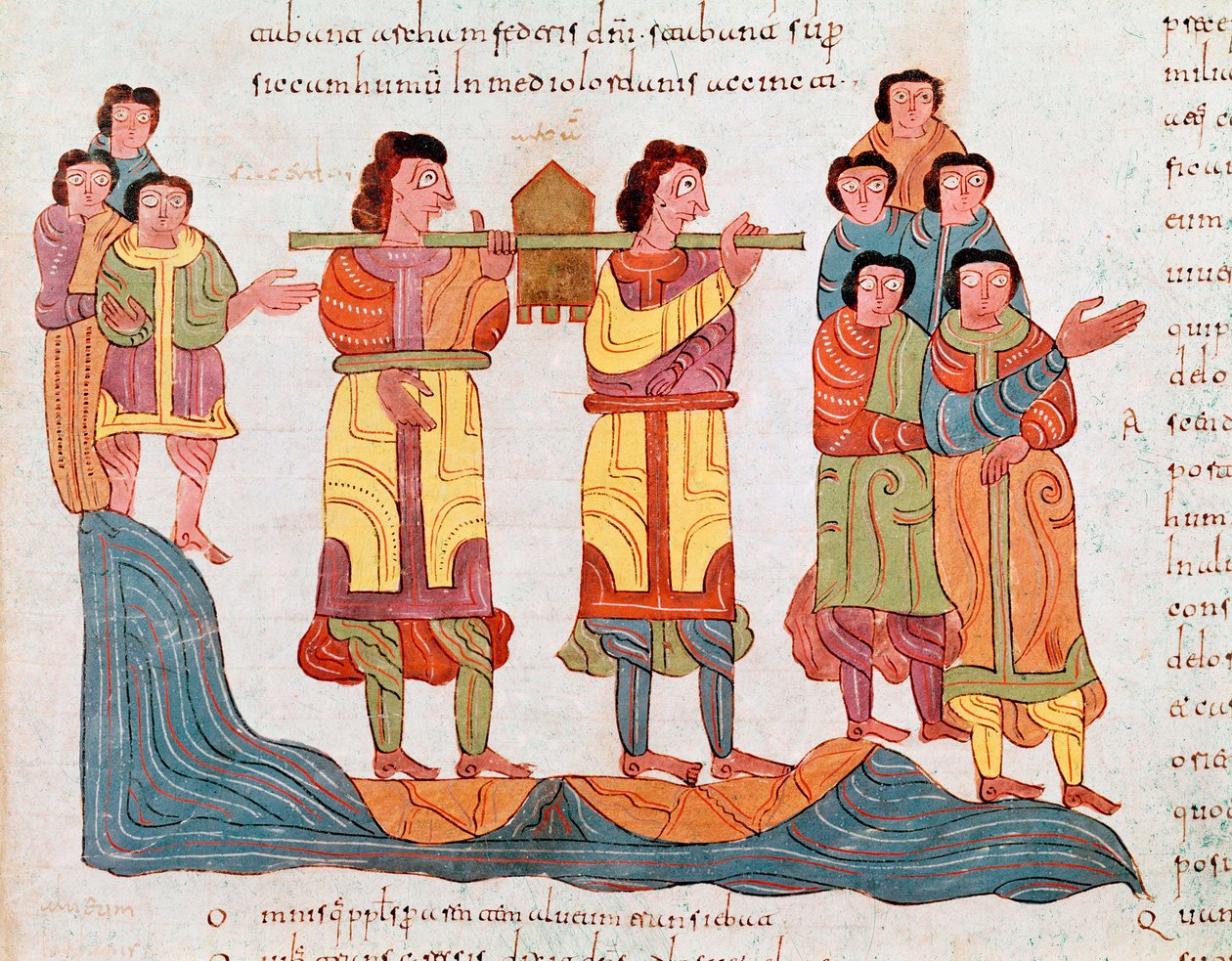 Arte Mozárabe: “Transporte del Arca Sagrada de la Alianza a Jerusalén” de Spanish School