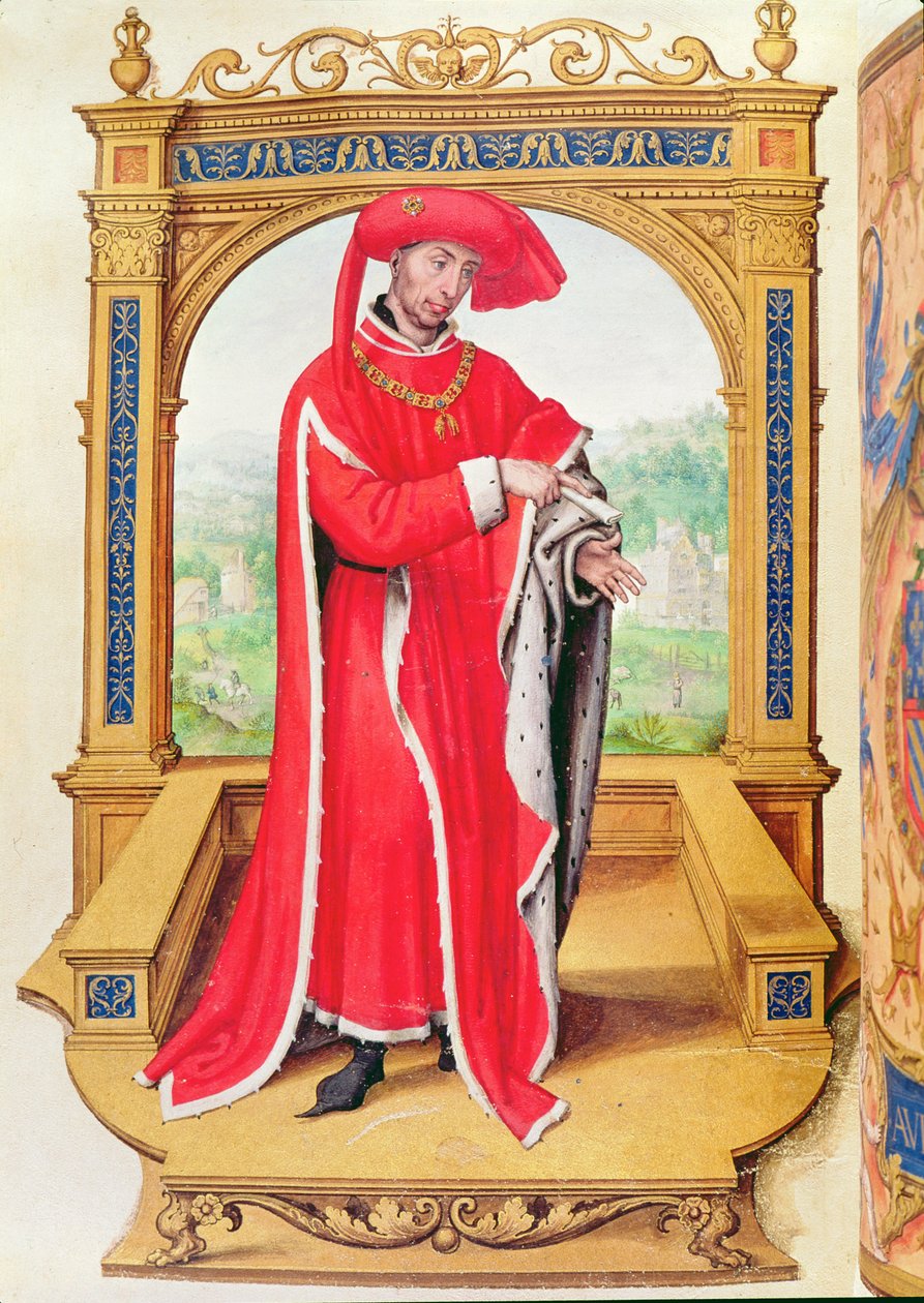Felipe el Bueno, Duque de Borgoña, Fundador de la Orden del Toisón de Oro, de los Estatutos de la Toison d