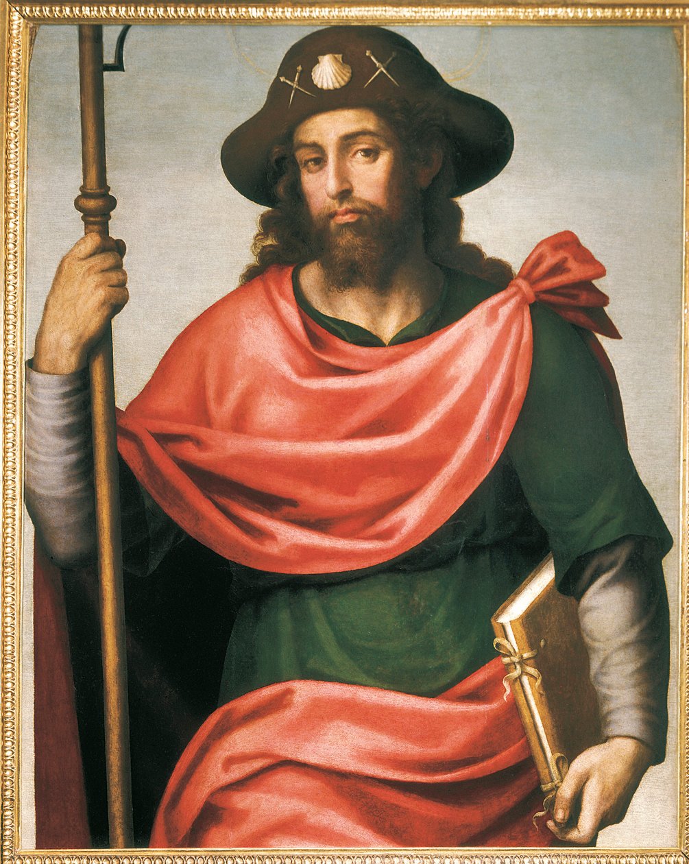 Retrato de Santiago de Compostela de Spanish School
