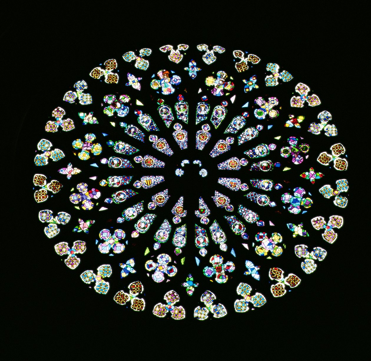 Rosetón radiante, c.1380 de Spanish School