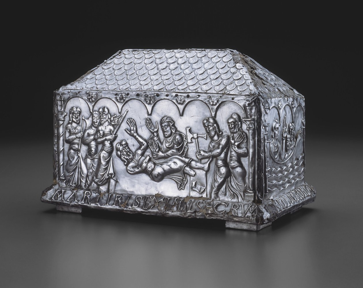 Relicario de los santos Adrián y Natalia, c.1150 de Spanish School