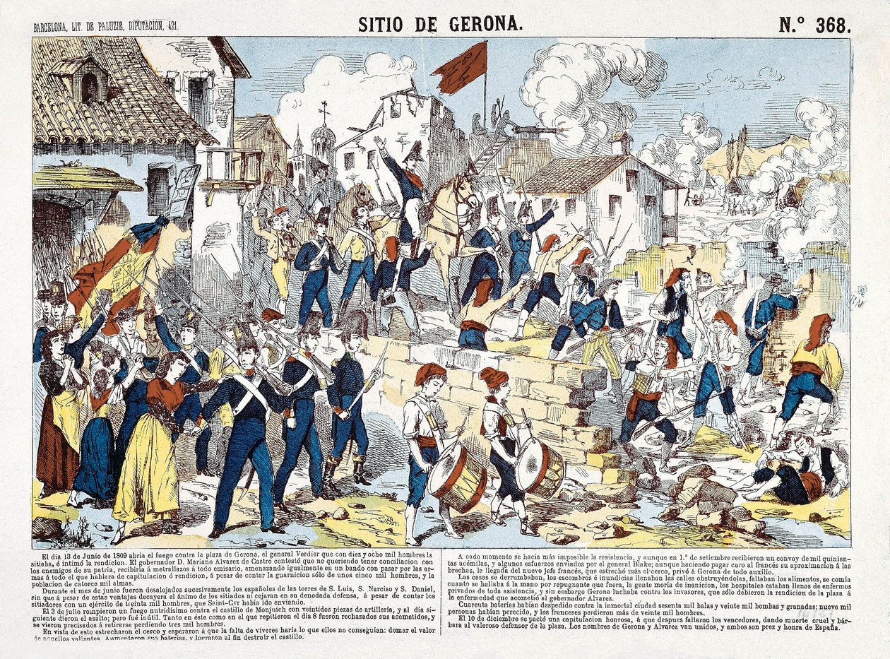 Guerra de Independencia Española (1808-1814): el sitio de Gerona de junio a diciembre de 1809 de Spanish School