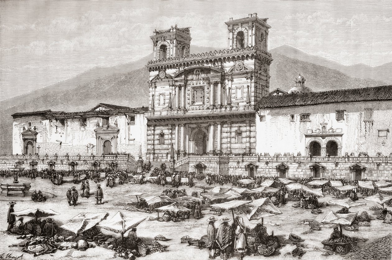 La Catedral, Plaza de la Independencia también conocida como La Plaza Grande, Quito, Ecuador de Spanish School
