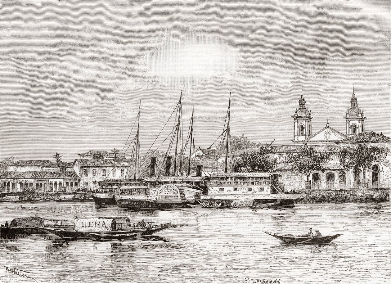El puerto de Manaos, Estado de Amazonas, Norte de Brasil de Spanish School