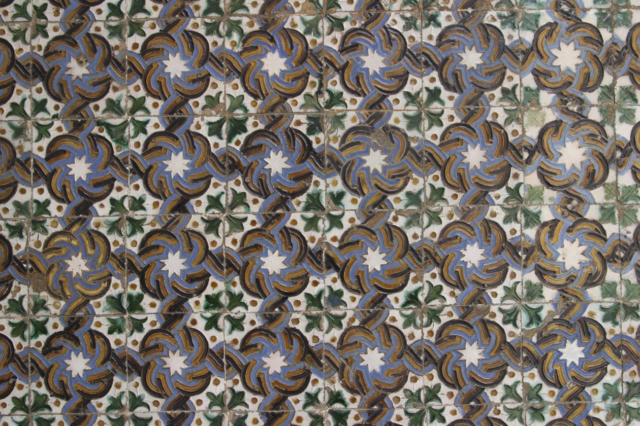 Trabajo de azulejos de Spanish School