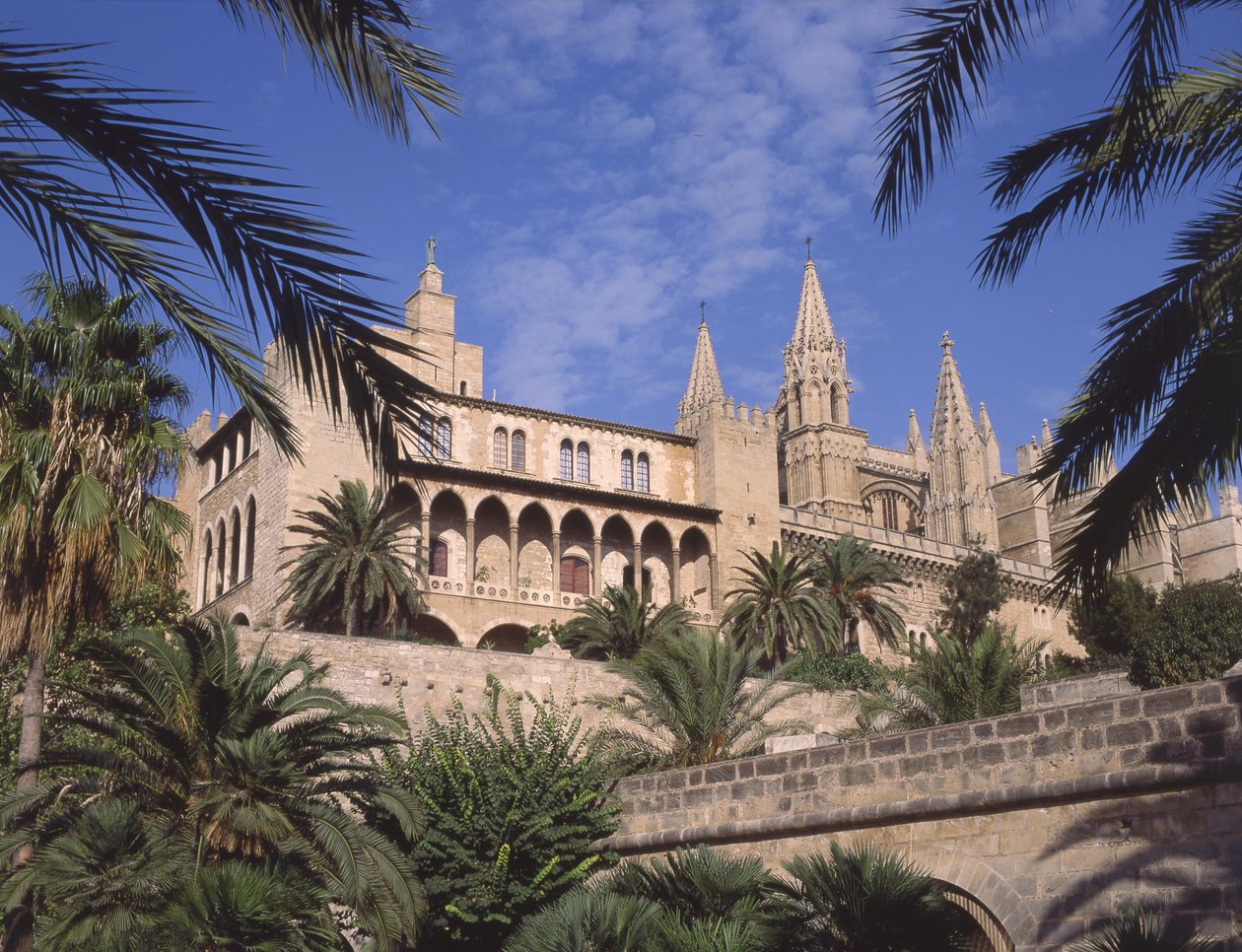 Vista del Palacio de La Almudaina, Palma de Mallorca de Spanish School