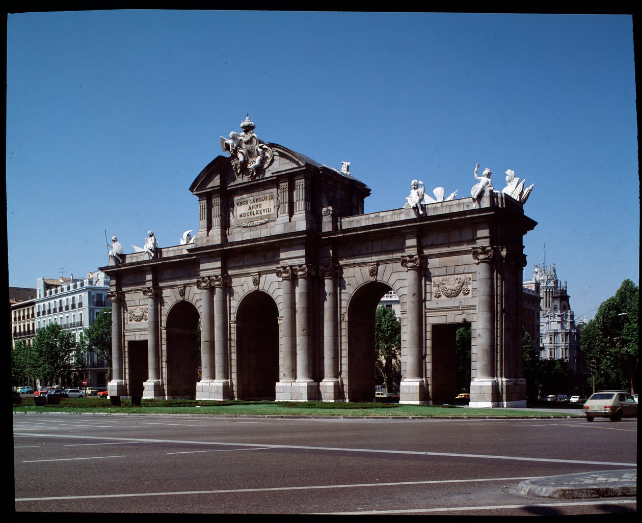 Vista de la Puerta de Alcalá (1778) de Spanish School