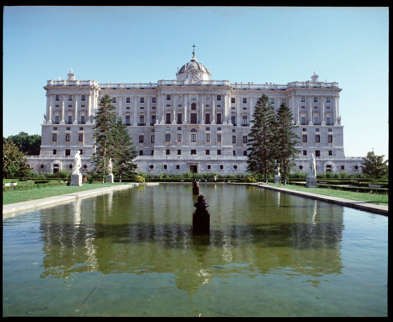 Vista del Palacio Real (1738-1755) de Spanish School