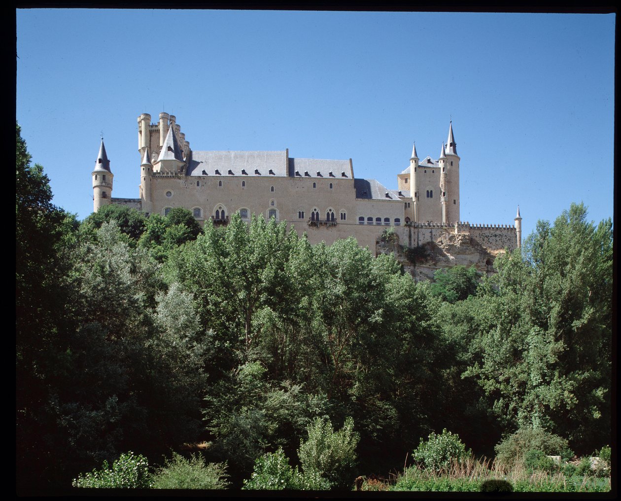 Vista del alcázar de Spanish School