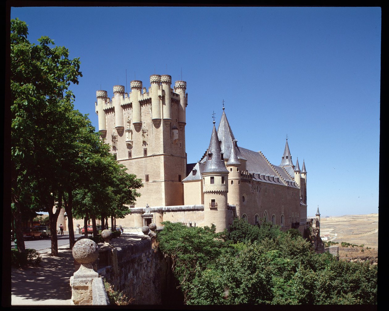 Vista del alcázar de Spanish School