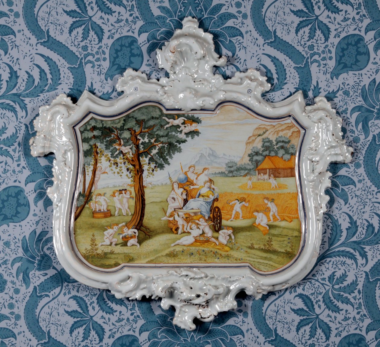 Placa mural, Fábrica de Cerámica de Alcora, c.1750 de Spanish School